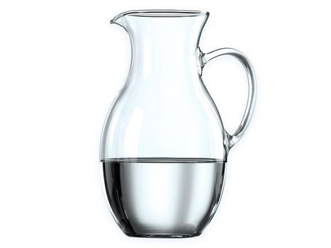 Caraffa H&amp;H Classic 1.5L In Vetro - Bianco Per Cucina E Tavola